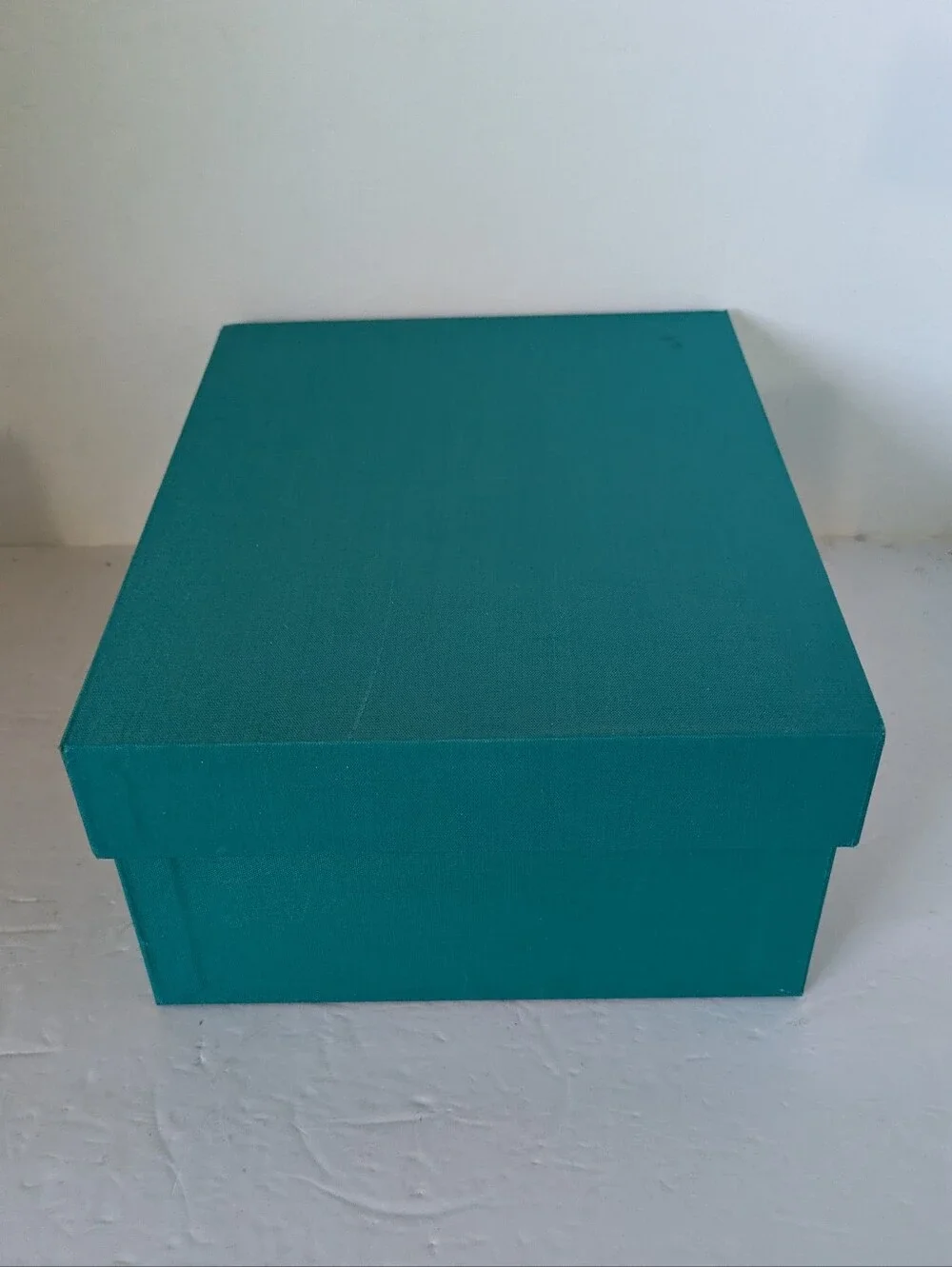 Storage Box Teal Home Organization Box Adjustable Inside Dividers